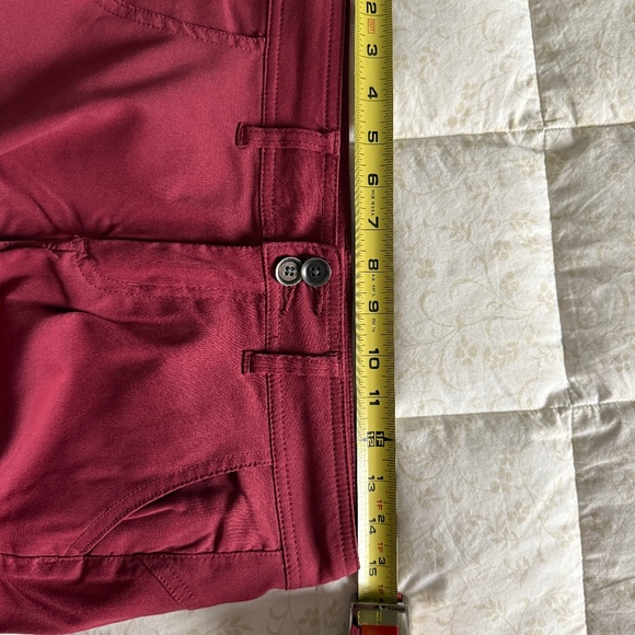 Prana Halle Pants in Red (Size 4 Tall) - Picture 8 of 10